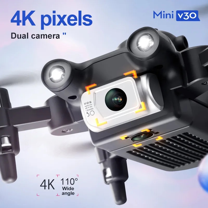 Mini V30 WiFi  With 4K HD Dual - Drone Camera 4K recension och pris