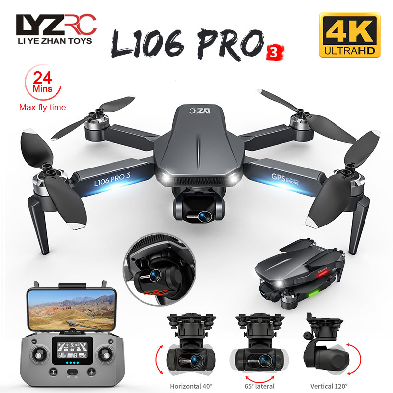 L106 Pro 3 Drone 5G WIFI FPV F - Drone Camera 4K recension och pris