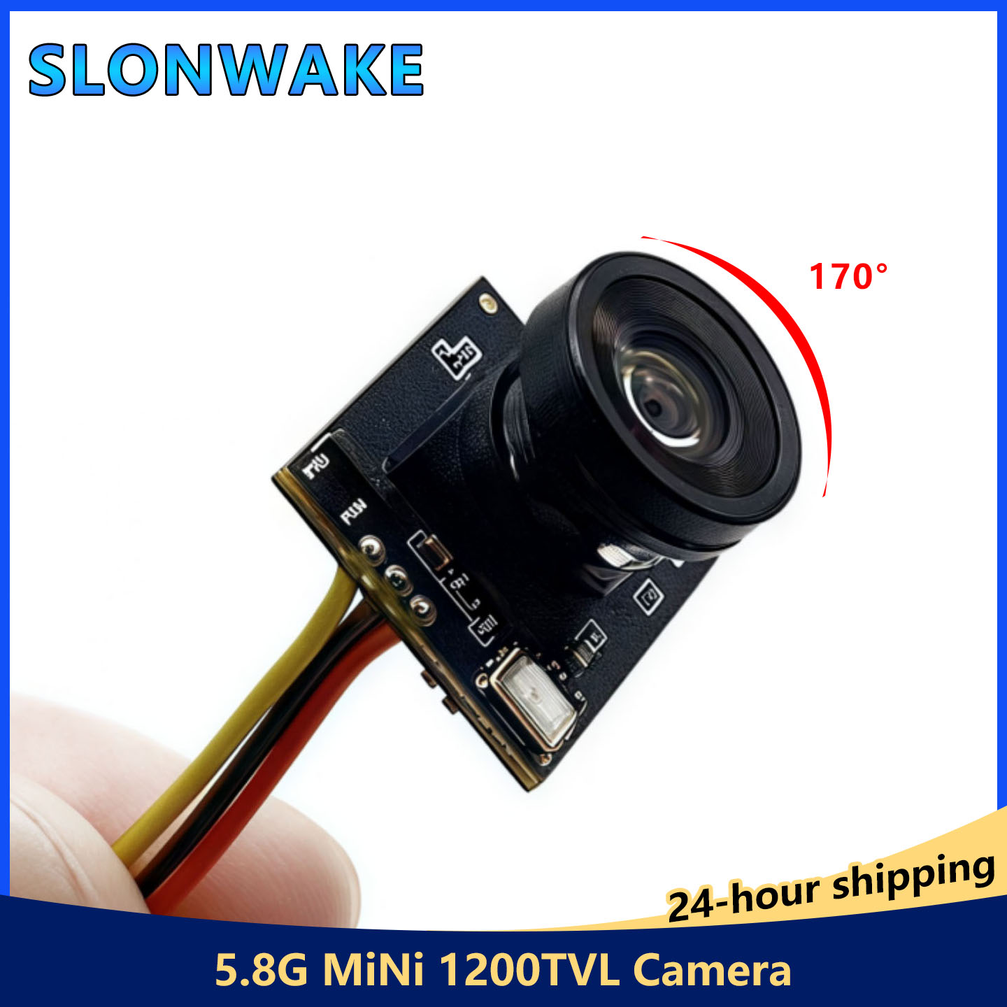 SLONWAKE Ultra Mini 5.8G FPV C - Drone Camera Wide Angle recension och pris