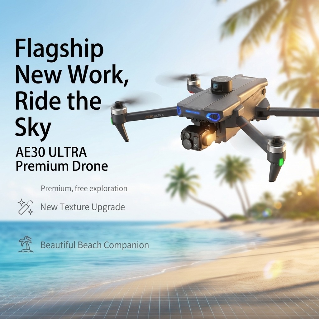 NEW AE30 Ultra GPS Drone 4K Pr - Drone Camera With Gimbal recension och pris