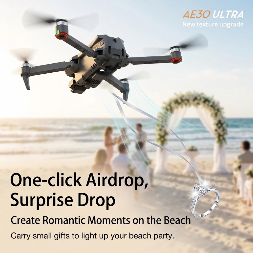 NEW AE30 Ultra GPS Drone 4K Pr - Drone Camera With Gimbal recension och pris